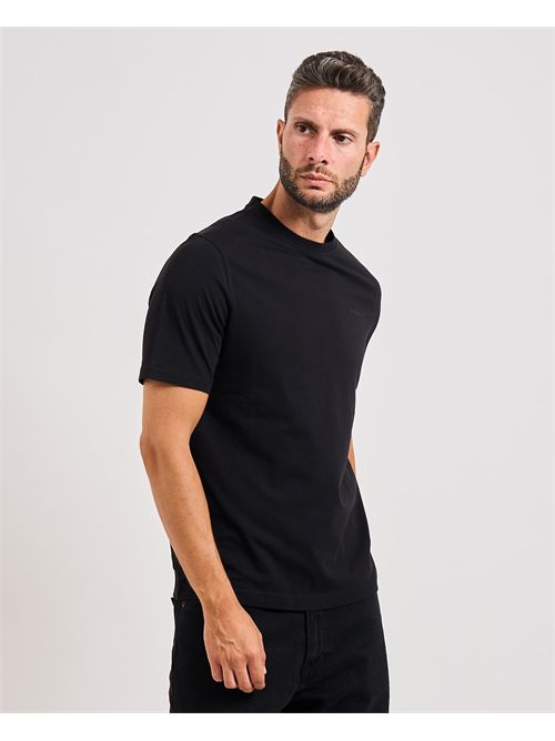 Bugatti men's black t-shirt with chest logo BUGATTI | 8350- 95040290